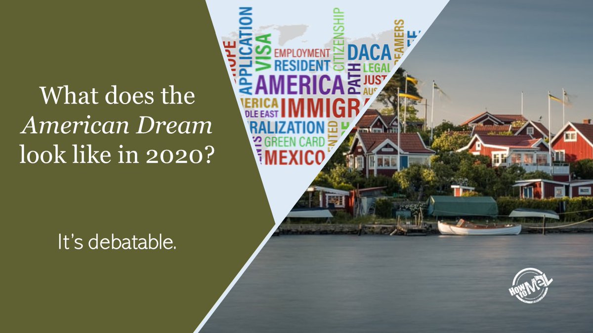 MeL.org’s Gale in Context: Opposing Viewpoints has images, audio, video, academic journals, magazine articles, primary source documents and more that explore all sides of this debatable topic (bit.ly/AMERICAN_DREAM). Check it out today! #IMLS