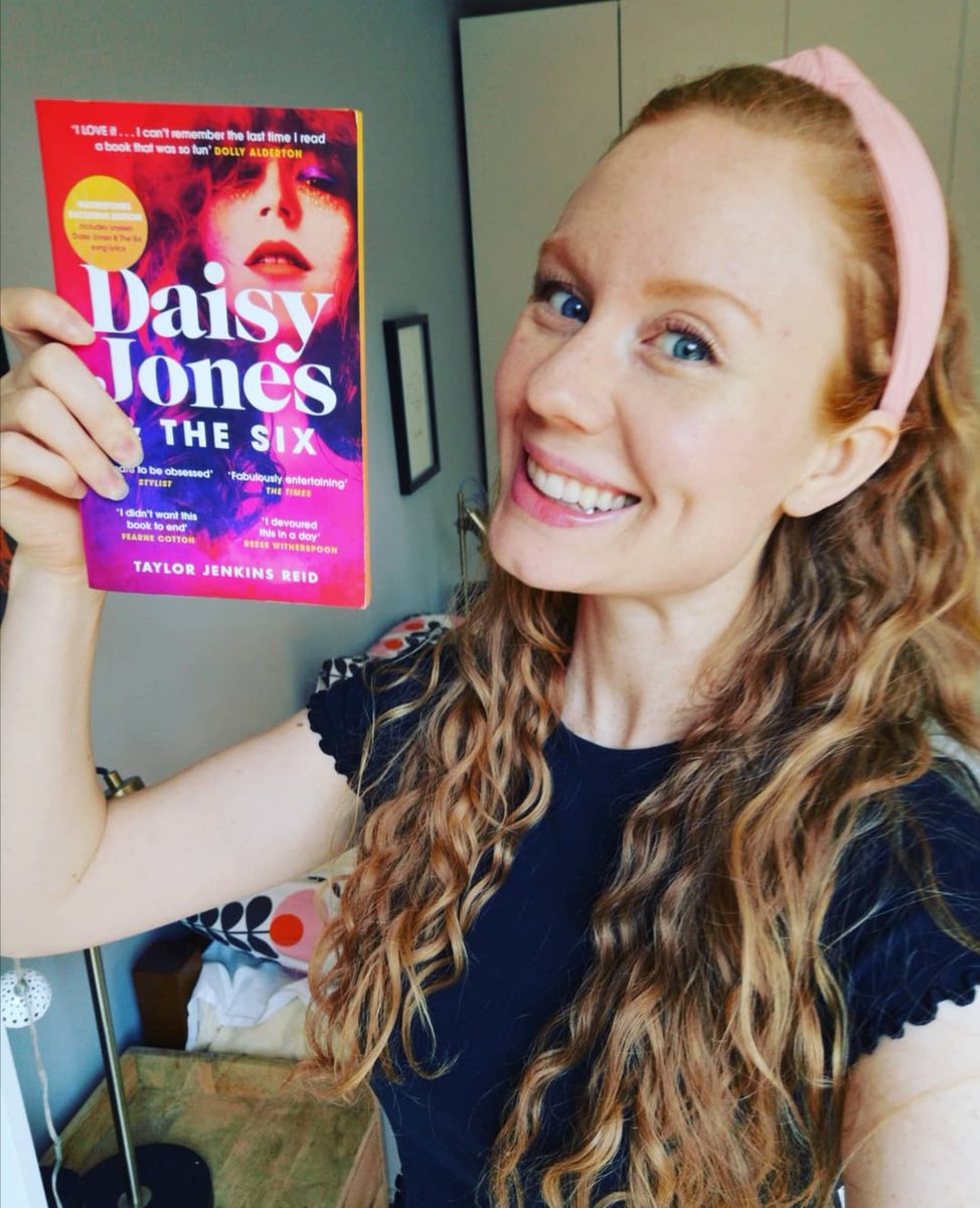 DHAbooks's tweet photo. Johanna from our Translation team is reading Taylor Jenkins Reid's Daisy Jones &amp; The Six. “The iconic setting, 70s rock ‘n’ roll LA, is deliciously enticing with all its glamour and tortured artists. The documentary format is genius too!" #DHAIsReading https://t.co/2Z7SfRXeex