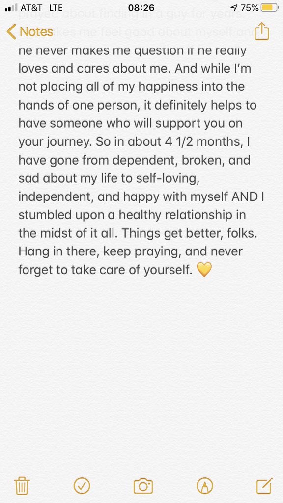 emmerbates77's tweet photo. The healing process is crazy and takes some time, but I can assure you it’s worth it in the end. Feel free to read if you need some encouragement 💛 https://t.co/0KoKMMqwRw