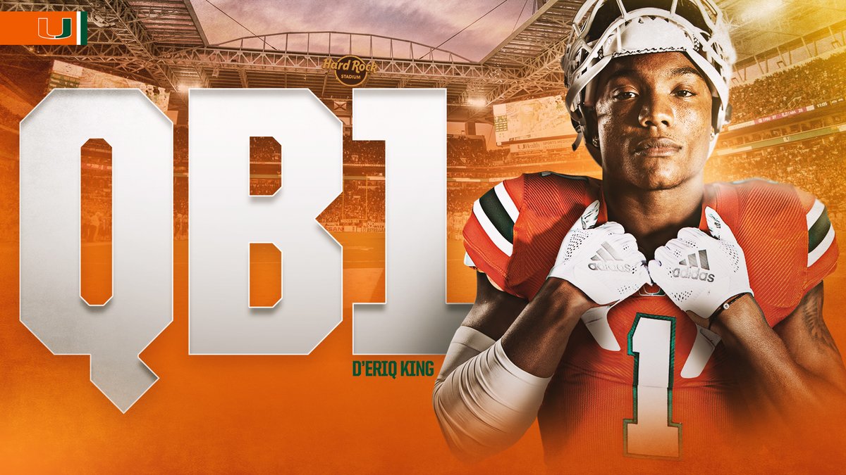 CanesFootball's tweet photo. The 👑 is ready for the throne. https://t.co/XqjOKMJSJm