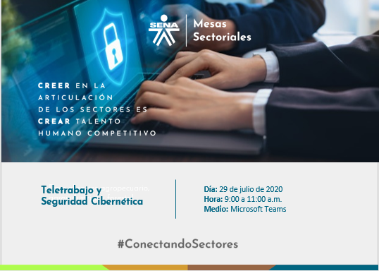 mselectrico's tweet photo. Participa en la videoconferencia nacional este 29 de julio, desde las 9am hasta las 11ª.m; en vivo teams SENA,cuyos temas principales están relacionado con la normalización de competencias laborales.https://t.co/KwAgvb3BJW #ConectandoSectores #MesaSectoriales https://t.co/z3EAyiZgIW