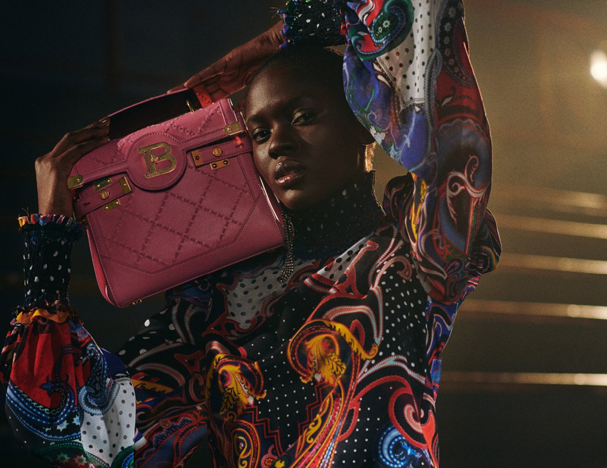 Balmain's tweet photo. Discover the new colorful #BALMAINPF20 collection inspired by the modern woman. Shop now in BALMAIN stores and online:  https://t.co/i6vqnE4gpV https://t.co/HFnkW1XCl8