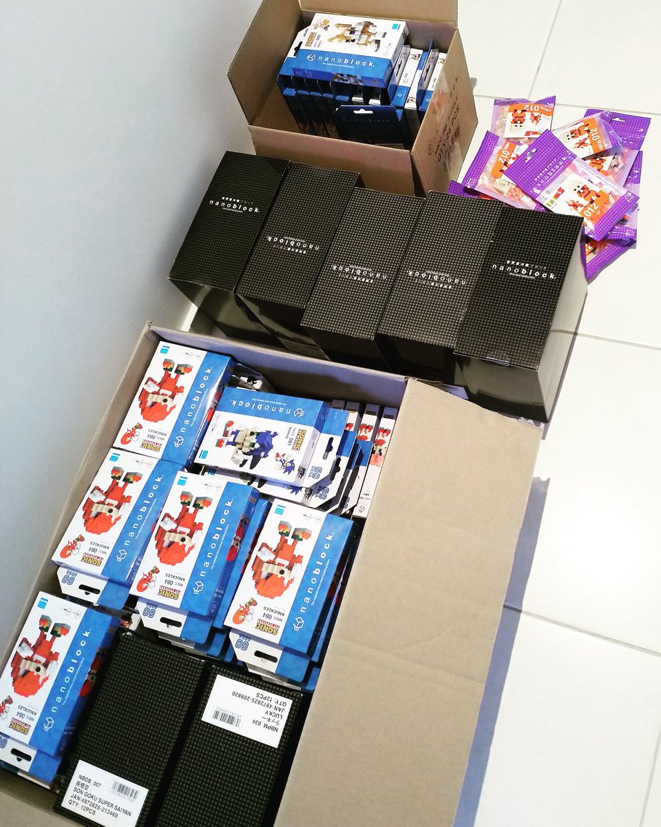 BlocksNBits's tweet photo. All stocked up, can start getting onto some new projects!!
#nanblocks #blocksnbits #nanoblockproject #toyfigure #toyfigurine #blocks #bricks #nanobricks #toycollectibles #toycollection #kiddad #nanoblockers #adultnanoblocker #projectnano #nanobits #bits #nanoblockcollection https://t.co/ZBBoBDy2jK