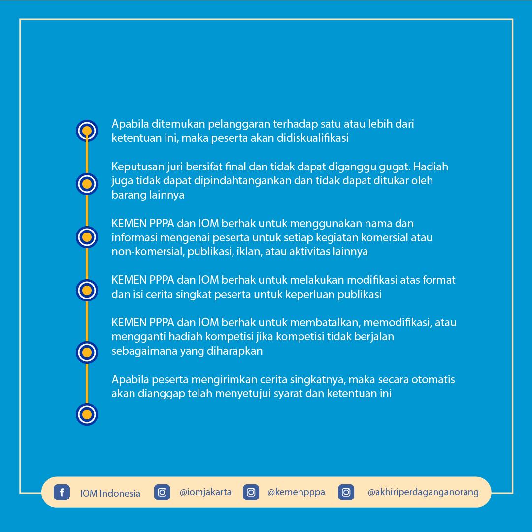 kpp_pa's tweet photo. Simak yuk syarat dan ketentuannya pada infografis.
⠀
#WDATIP2020 #3HariBercerita #IoM #KemenPPPA https://t.co/iaWX2OFCPH