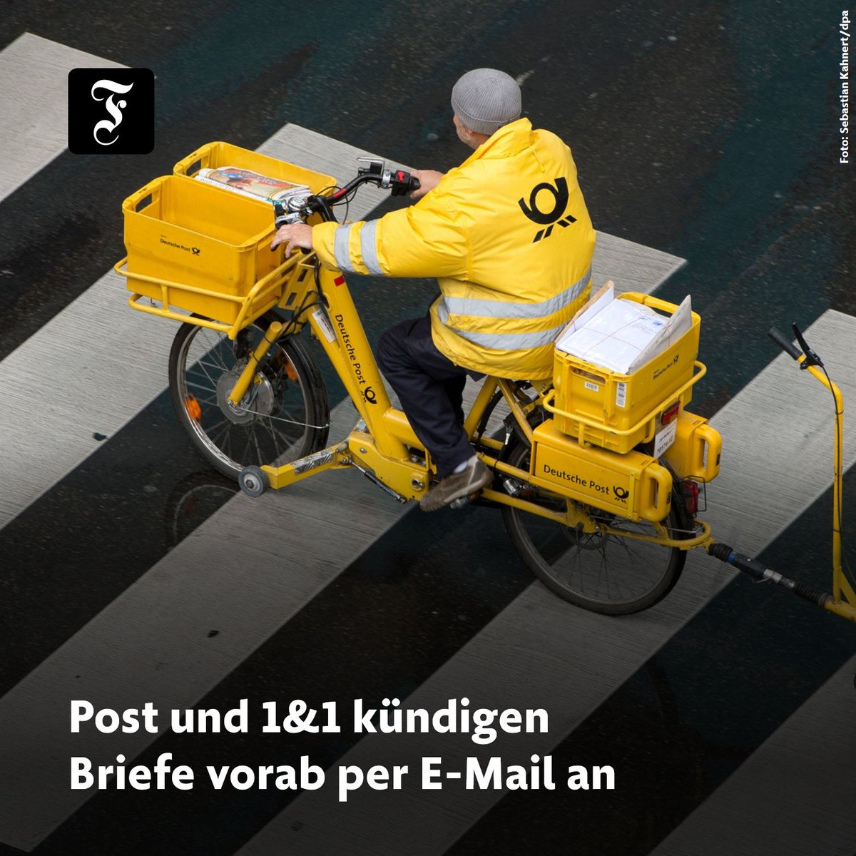 faznet's tweet photo. Die #DeutschePost kündigt jetzt ihren Kunden in E-Mails an, dass sie einen Brief bekommen. Doch es müssen Voraussetzungen erfüllt werden: https://t.co/MSYJpdnI2I https://t.co/wOd0rL7lzd