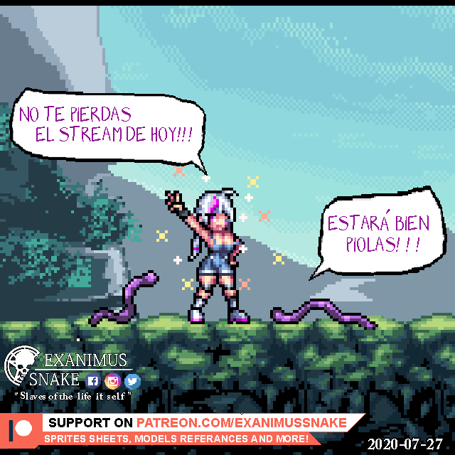 ExanimusSnake's tweet photo. Si te gusta Metal Slug Attack no dudes en seguir a STAR 5000 !!!
https://t.co/lZ4UJAAbcx
https://t.co/BMfzP6sPLr
Star5000 links:
https://t.co/fn332bRU8Q
https://t.co/3Cw9wDwaIc
/
#exanimussnake #exanimussnake #pixelart #waifu #star5000 #star5000t #metal #slug #attack #msa # https://t.co/RyeacXMVmG