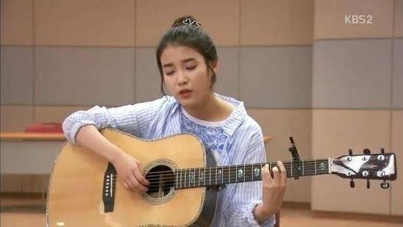 "Usually men sing in the key of C, women in F or G,but  #IU sang at a lower E flat.I knew of her excellent talent but I think she sang in a lower key on purpose to fit the mellow mood of the scene.She really did a great job & made it unique."- Lee Yong (Composer-Forgotten Season)