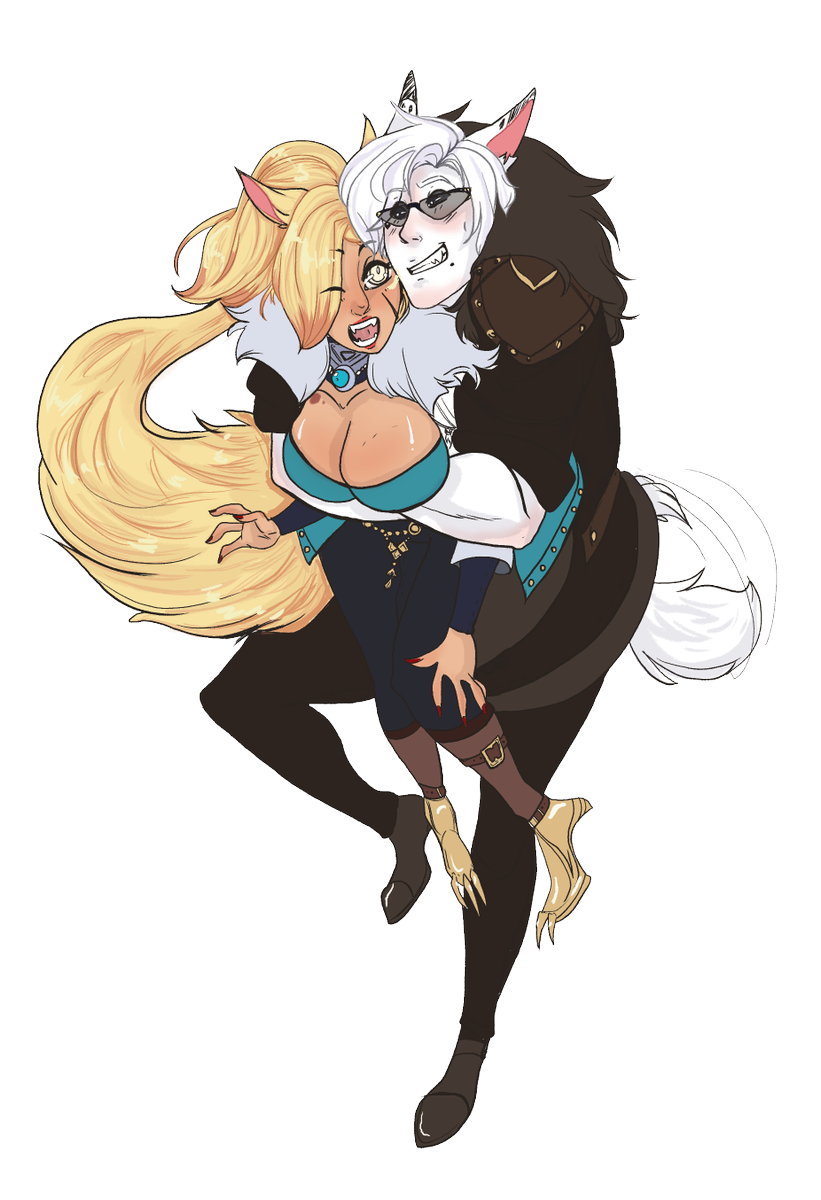 aetheright's tweet photo. PIA X REGINALD. COLLABORATION @Stellarcyber and @itsjupital #FFXIVart #FFXIVcharacters #Illustration https://t.co/XsjTThJnDJ
