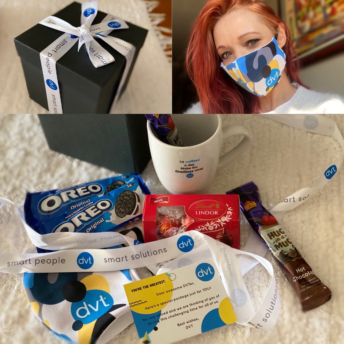 BoschCarlize's tweet photo. It is the small things in life that matters! I am proud to be part of this awesome company💙 #DVTcares #DVTSoftware https://t.co/WpjqbAgRib