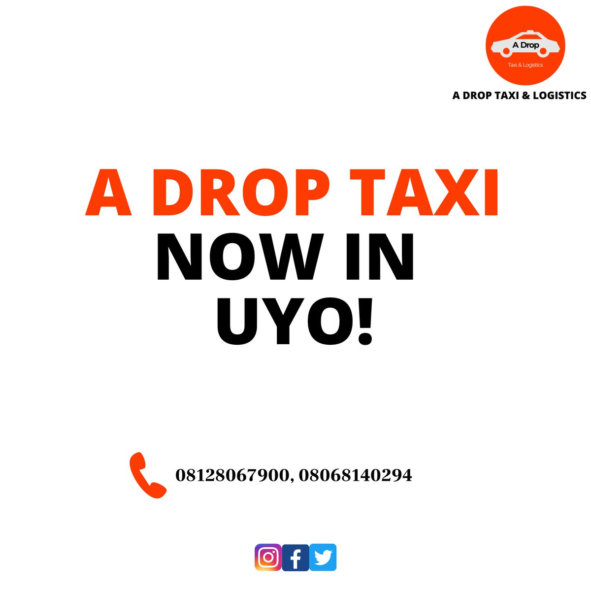 taxi_drop's tweet photo. You don't need data to book a ride with A Drop Taxi.

Just call/whatsapp 08128067900/and get connected to available driver in just 5min. https://t.co/w7zy45Bhho