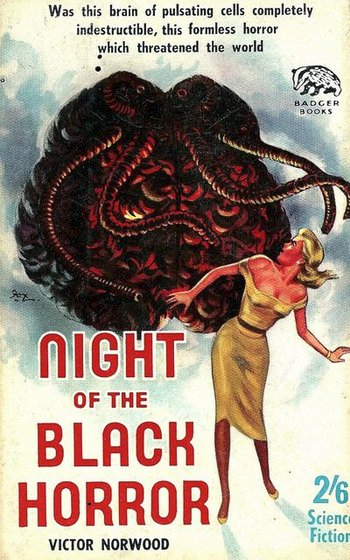 A thread about Victor Norwood who died this day on 1983. Victor Norwood was a travel writer who also dabbled in genre westerns and a series of Jacaré books. He is also remembered for writing the best book Badger Books ever published, NIGHT OF THE BLACK HORROR.