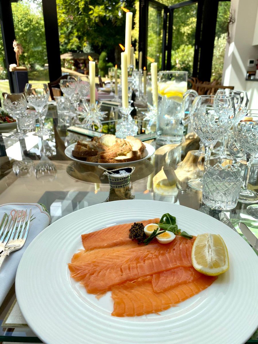 KingsFineFood's tweet photo. #caviar #birthday @SaraJayneStanes #celebrations #salmon @SevernWye #greatcompany https://t.co/AiUGnO9Egp