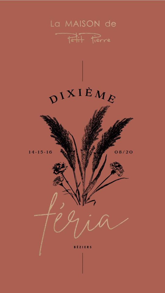 PierreAugeOff's tweet photo. FERIA 14• 15•16 AOÛT 

✔️Programme de notre scène musicale 

✔️10ème FERIA 

✔️Restaurant le midi 

✔️Bodeguita le soir 

✔️Uniquement sur réservation 
✔️PAS d’entrée Libre 

✔️Respect de la législation CoViD

✔️Contact@lamaisondepetitpierre.fr

Merci de partager ❤️🎈 https://t.co/t8lnqE4H9U