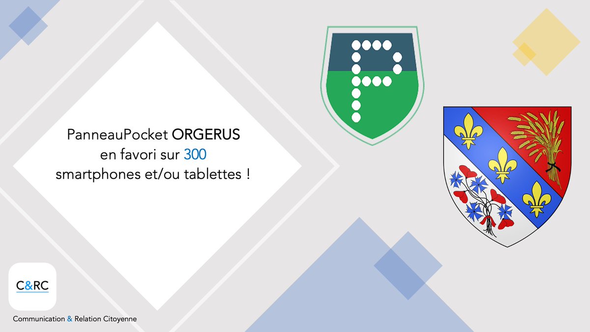 CommuneOrgerus's tweet photo. #Orgerus, l'application @PanneauPocket est présente sur 300 smartphones et/ou tablettes. Téléchargez PanneauPocket sur :
Google Play https://t.co/pfZtQf7rjo
App Store https://t.co/VAtP49CCaW https://t.co/RjlCoWaJdT