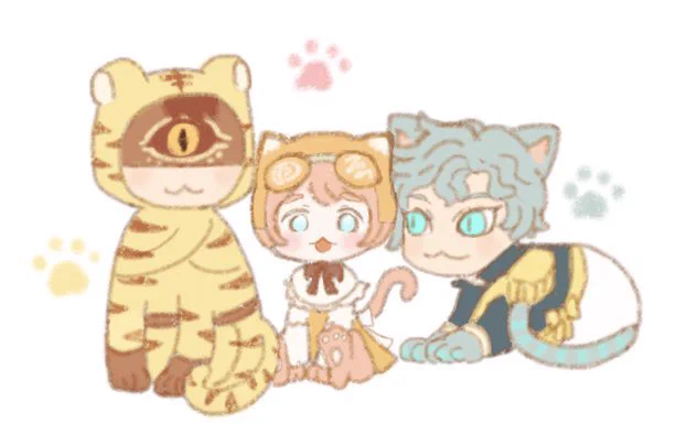 ネ゛コ゛チ゛ャ゛ン゛か゛わ゛い゛い゛な゛ぁ゛
⚠️仲良しイラトレちゃん&amp;ナワトレちゃん
⚠️実装順の歳にしてるからキャンディちゃんは子猫ちゃんだよ 