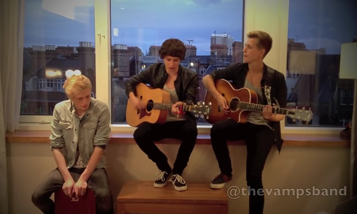 ConDoingThings's tweet image. The Vamps' first cover was "Vegas Girl" by Conor Maynard, their first single from their upcoming album is called "Married In Vegas", it's almost 8 years of the band and they are releasing new music. I'm so proud of them and what they achieved! 🌸 @TheVampsband #CherryBlossom