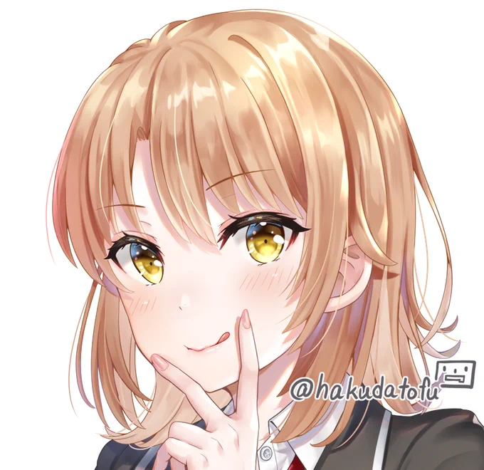 いろはすを描きました #俺ガイル #oregairu 