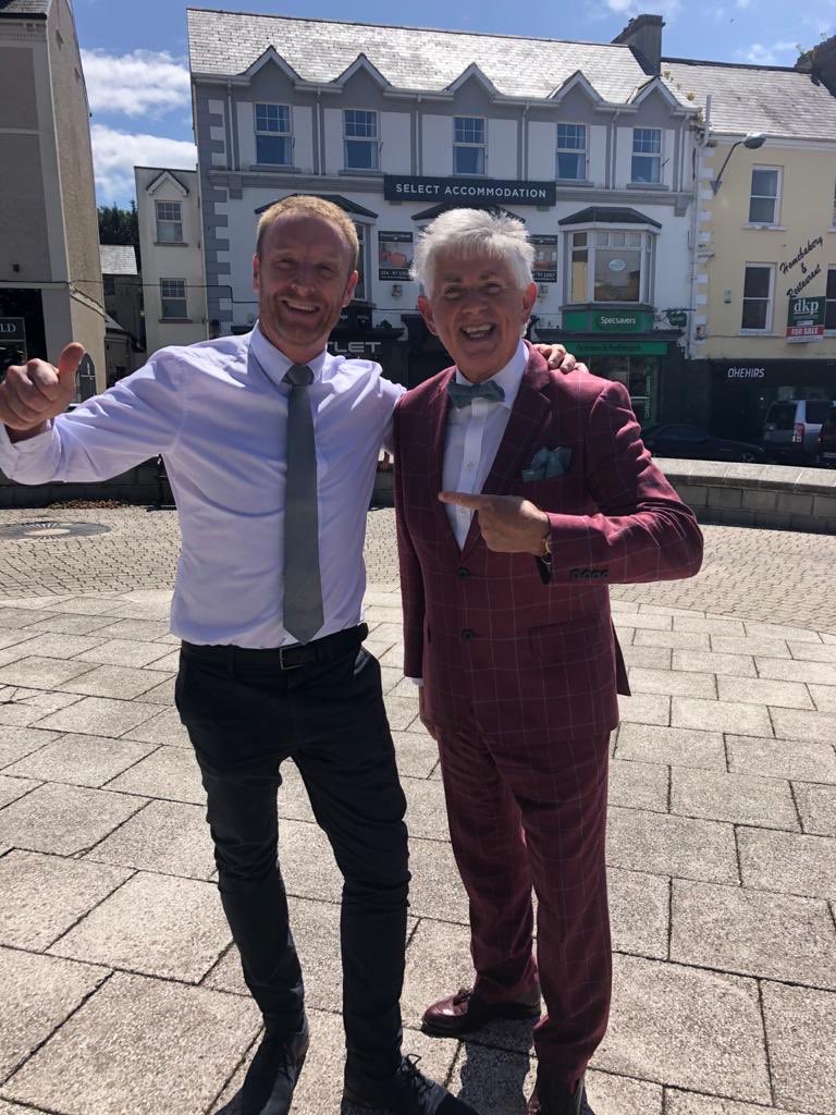 WCDAIreland's tweet photo. What a welcome yesterday from this man @DonegalNoel. Thanks for the hospitality and of course your support for #Drive2Survive #WCDAI #tourism @wildatlanticway https://t.co/XZTjop55tW https://t.co/gtot223kFI