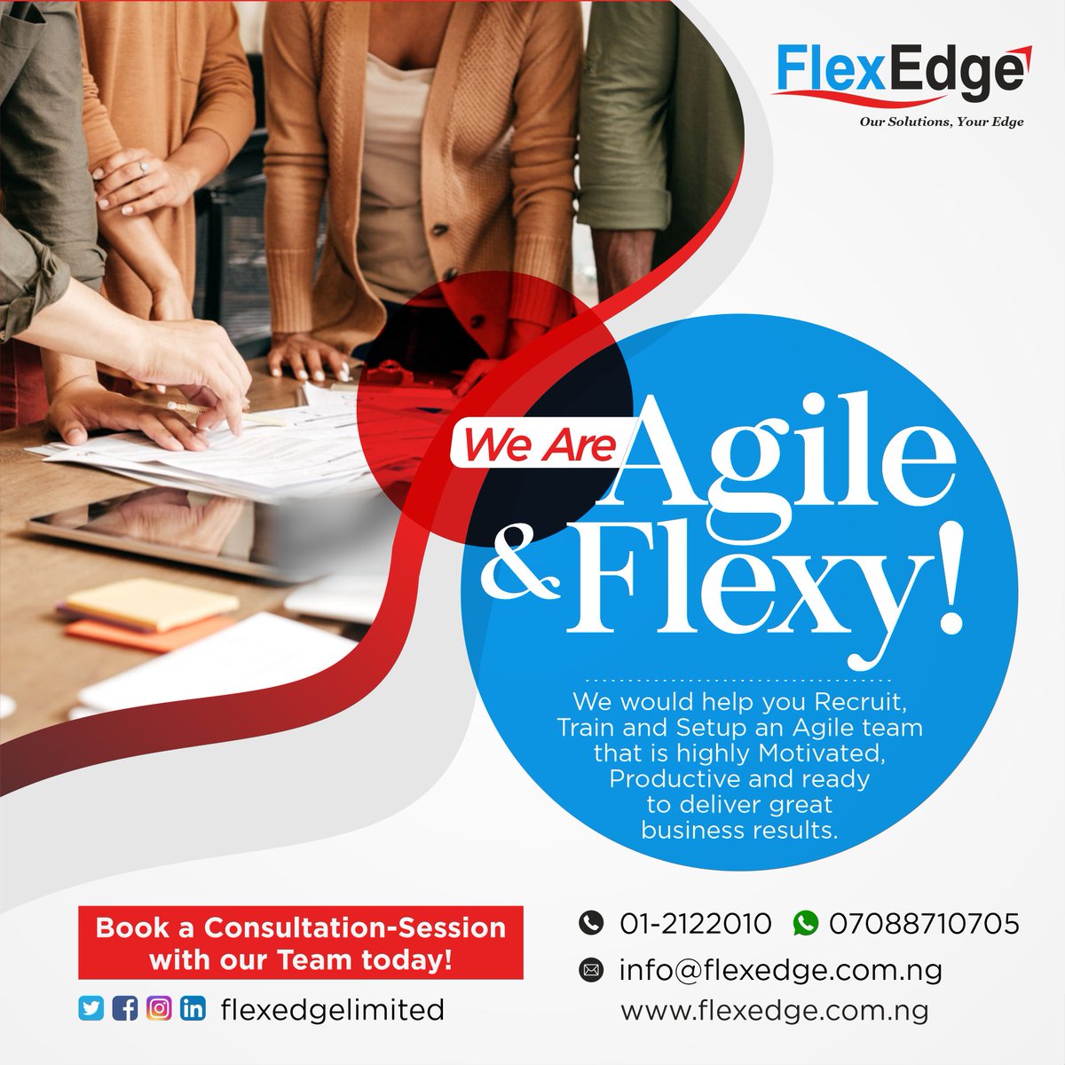 FlexEdgeLimited's tweet photo. We can help you set up a team that drives results.⁣
⁣
#FlexEdge #TeamBuilding #ResultDriven https://t.co/b8OJFjWNfZ