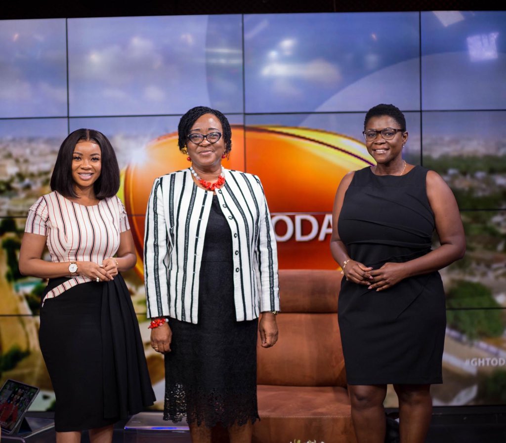 Serwaa_Amihere's tweet photo. With Sheila Menka-Premo and Kathleen Addy on #GhReview.We discussed the gruesome killing of Akua Denteh and the phenomenon of witch camps. https://t.co/kXSAx9souz
