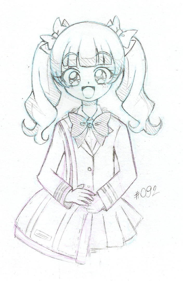 yanmazu's tweet photo. [Day 092 - 02/04/2019]
I REALLY wanted to draw Emiru in a UA uniform (because she wanted to be a hero, obviously). I remember HATING how this picture came out and well, it sucks a lot? But here it is anyways. I think I draw better Emirus now

#precure #prettycure #fanart #hugtto https://t.co/0A6Y5hT9Xl