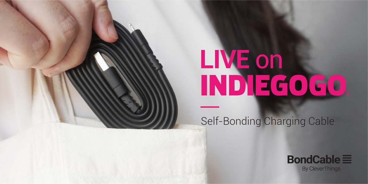 cleverthingsco's tweet photo. Missed our Kickstarter Campaign? No problem. We are LIVE on INDIEGOGO! Preorder for huge savings too. https://t.co/2sTNDPnjn6 #simple #tidy #indiegogo #design #cable #crowdfunding #BondCable #CleverThings https://t.co/Ur35oacb57
