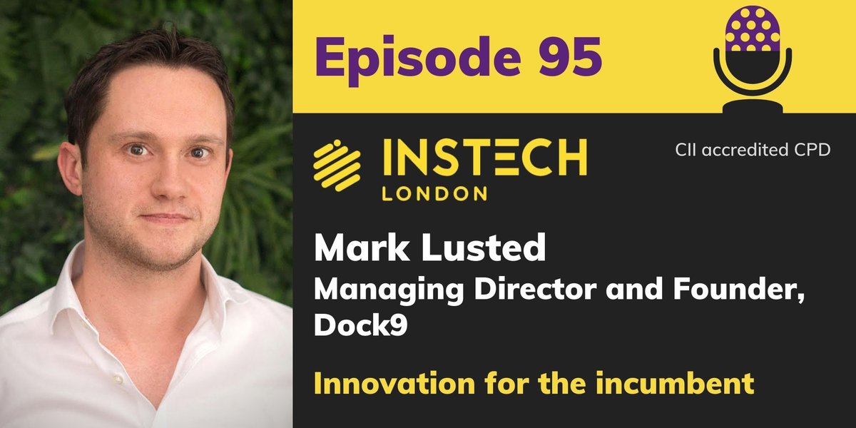 InsTech_London's tweet photo. What has #insurtech taught insurers about digital engagement? Mark Lusted from @dock9 explains how incumbents can be as agile and innovative as the best start-ups. 

🎙️Listen now >> https://t.co/NtVMZN0pJ9 https://t.co/4sN3Tq2gjG
