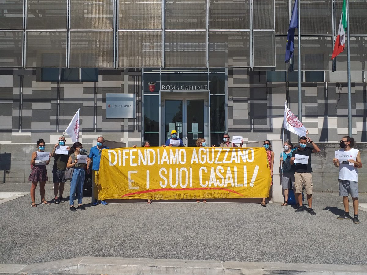 Il Forum per la Tutela di #aguzzano è all'assessorato al patrimonio oer chiedere la sospensione sine die del Casale Alba 2, in scadenza il 31 agosto. Chiesto incontro con l'assesore Vivarelli. Seguiranni aggiornamenti!