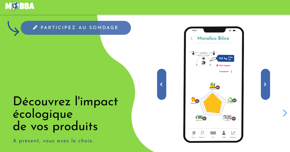 Mobba10's tweet photo. #startup #ecologie #ensemble
Plus de 200 réponses en une journée à notre sondage pour mettre en place les bons critères écologiques, merci !
Continuez à donner du feedback ici: https://t.co/JreAy999h3 https://t.co/Ps8MBMW7vY