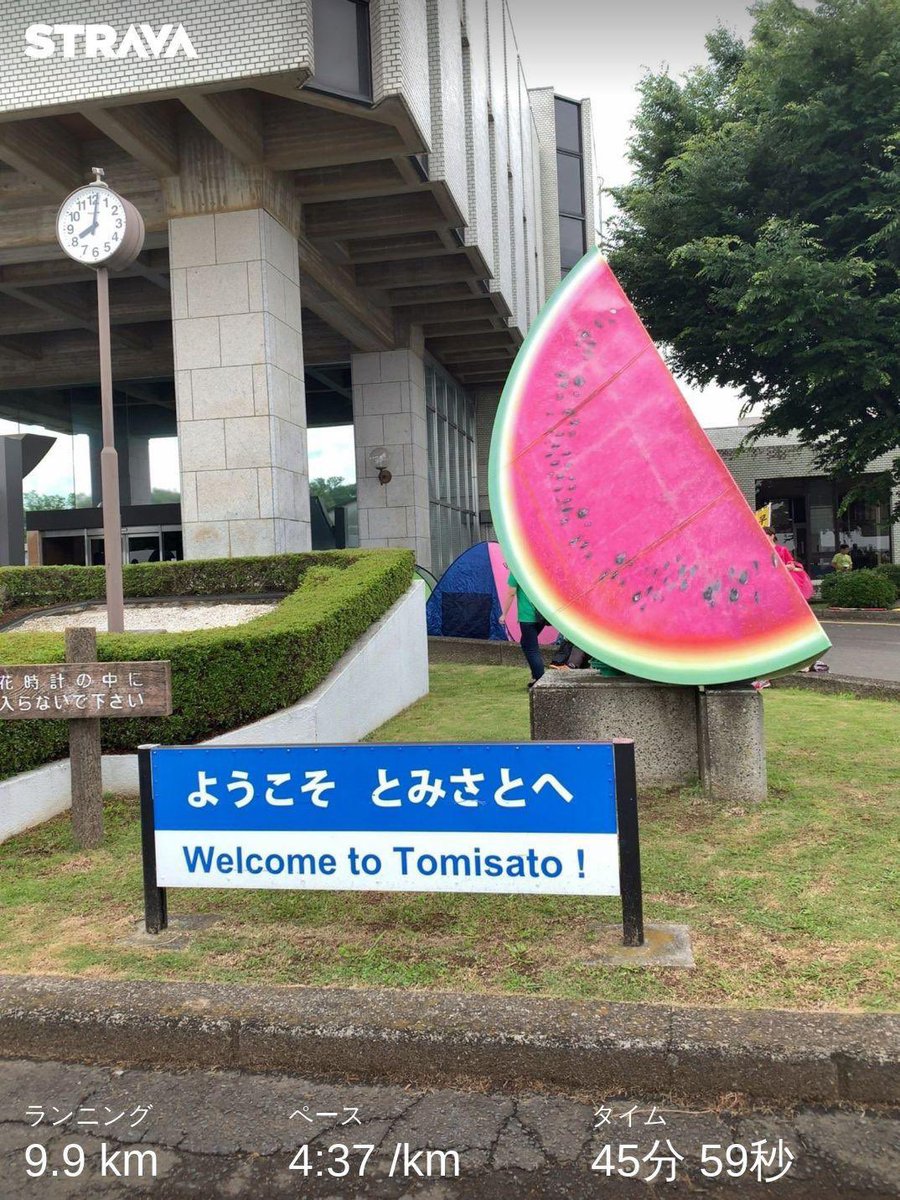 Tosichan 今日はスイカの日なんですね 昨年の富里スイカマラソンの参加賞tシャツがお気に入りで ちょいちょい着てます そうそう スイカに含まれているシトルリンはオススメのサプリです