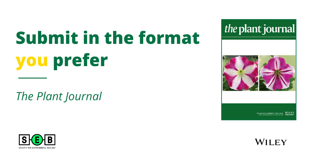 ThePlantJournal's tweet image. Just a reminder that we have no formatting requirements for initial submission. We only require journal-specific formatting upon acceptance #freeformat 

Check out our author guidelines &amp;gt; onlinelibrary.wiley.com/page/journal/1…