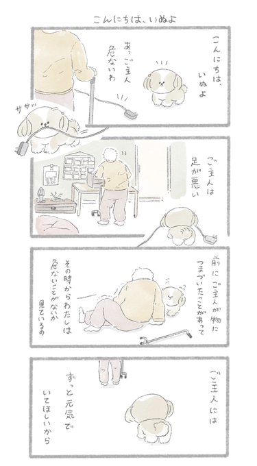 わたしからご主人へ
#こんにちはいぬ 