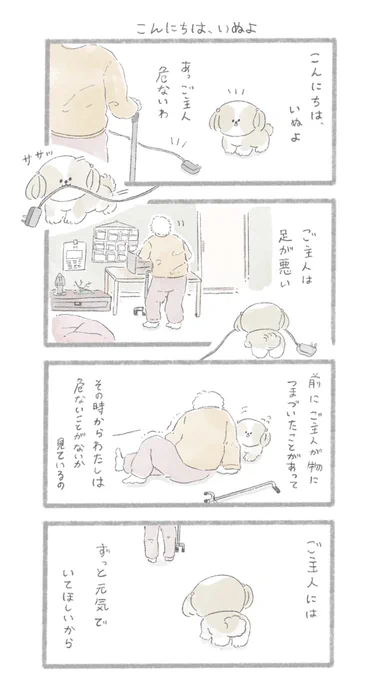 わたしからご主人へ
#こんにちはいぬ 