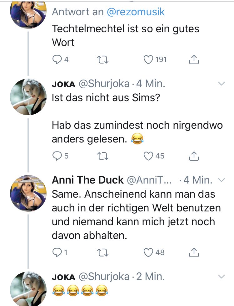 Andreas_Saw's tweet photo. Wait... What? #Techtelmechtel ist sicherlich weitaus älter als "Die Sims". Ich hoffe inständig, dass die jungen #YouTuber da ein Scherzchen gemacht haben, fürchte aber das Gegenteil. 😳😭 https://t.co/8ci38vrzLW