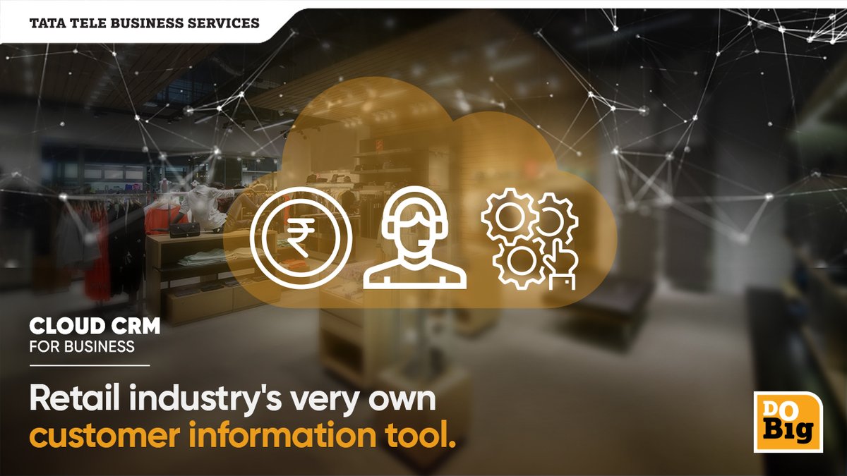 TataTeleBiz's tweet photo. #CloudCRM arranges sales processes while managing customer data. It helps retailers build long-term relationships with clients.
Know more: https://t.co/XlcbXMQZxa
#TataTeleBusinessServices #customersupport #customerrelationmanagement https://t.co/zGfaj3S28l