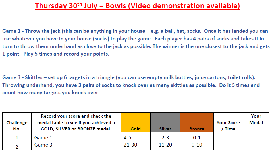 ActiveSchoolsED's tweet photo. Our Virtual Summer Camp activity today is Bowls with Video demonstrations available at https://t.co/AAgMa6cGfi Don't forget to share your videos #ActiveVideos @sportscotland @Edinburgh_CC https://t.co/R6AMy4FgMs