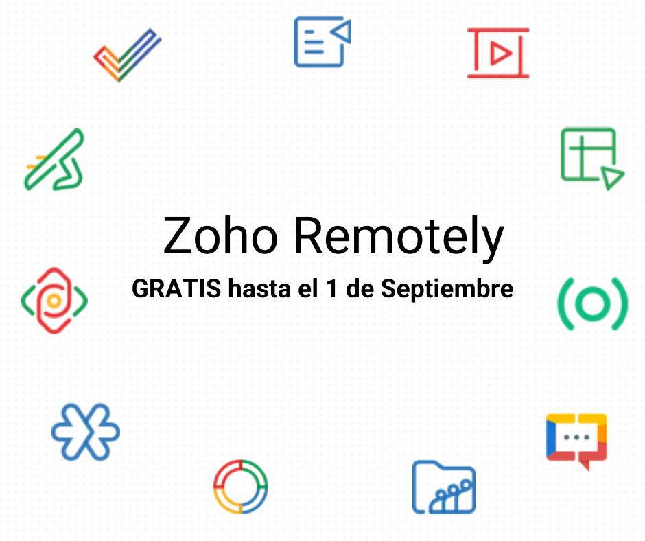 AppsImplant's tweet photo. ¡Ampliamos las fechas! Zoho Remotely y todas las herramientas para realizar un buen trabajo a distancia ahora son GRATIS hasta el 1 de Septiembre
Consíguelo aquí: https://t.co/6afUd6nEZ6
#zoho #zohoremotely #teletrabajo #trabajoremoto #meeting #distancia #reuniones #herramientas https://t.co/8shF2X8TX4