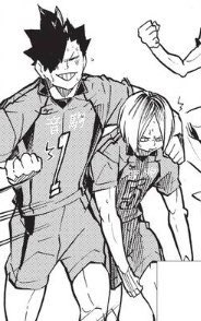 Just Kuroo putting his arms around his juniors ? 