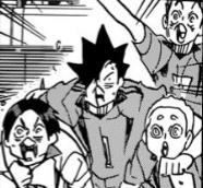 Just Kuroo putting his arms around his juniors ? 