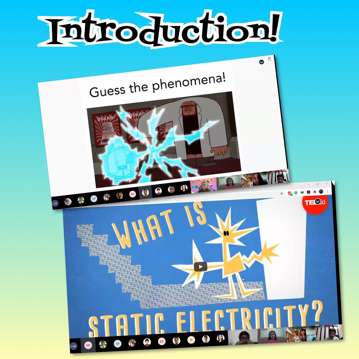 OoisGems's tweet photo. Day3_Grade 7_ Static electricity #Nearpod #Phetsimulation  #Scientificmethodsteps #Experiment  #Discussion #Collabonation  @KHDA @gemsoois @LalithaSuresh2 @GemsMsb @menon_reshmi @SajnaSantosh @minimijo3 @Neenak11 @MamgainSammi https://t.co/vD9Q9w5co5