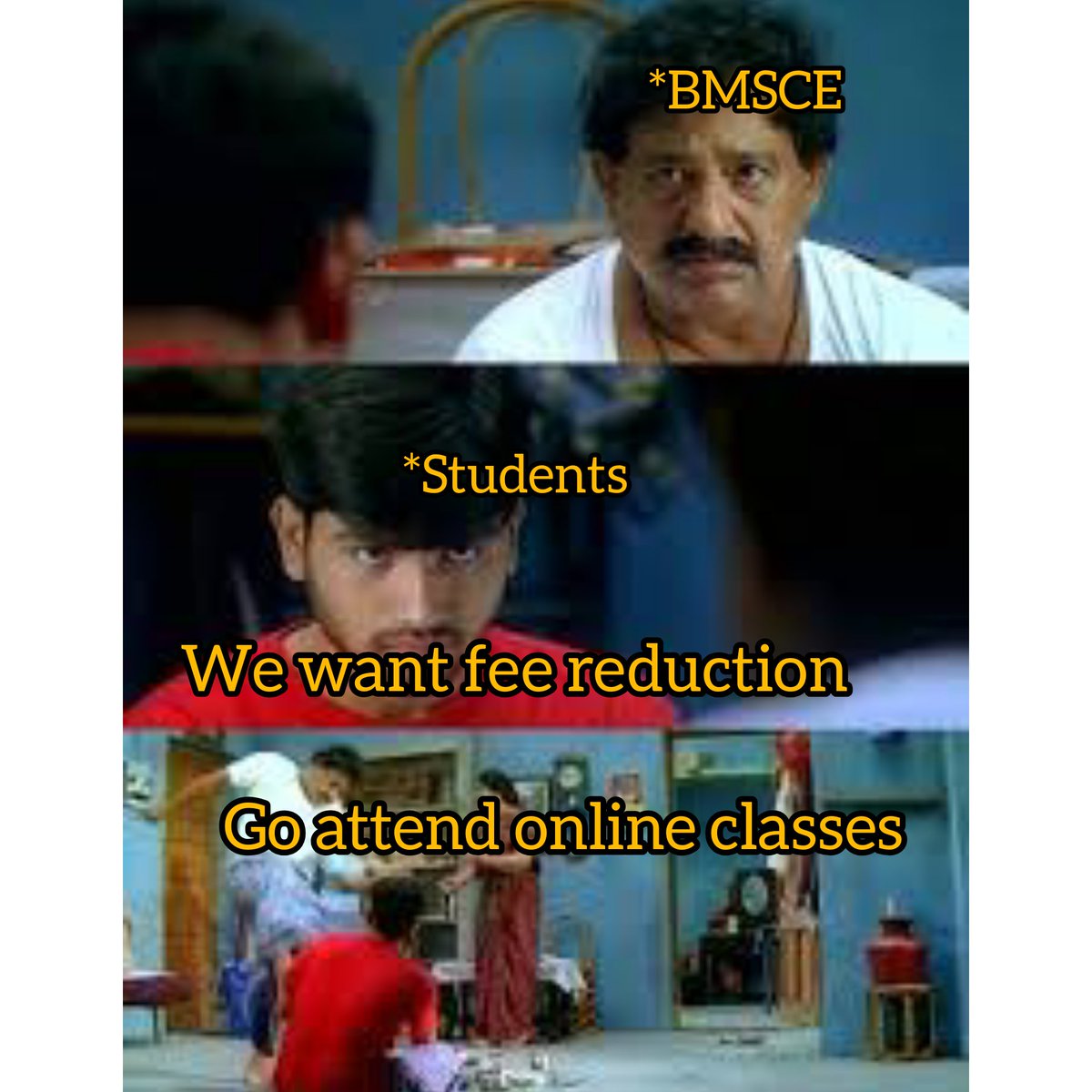 Puneeth_V_'s tweet photo. #BMSCEfeereduction
#BMSCEfeereduction
#VTUfeereduction
@drashwathcb respond...๐๐ https://t.co/ypkBBhNOWk