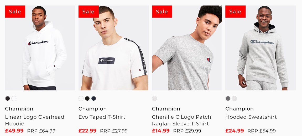 champion evo taped t shirt