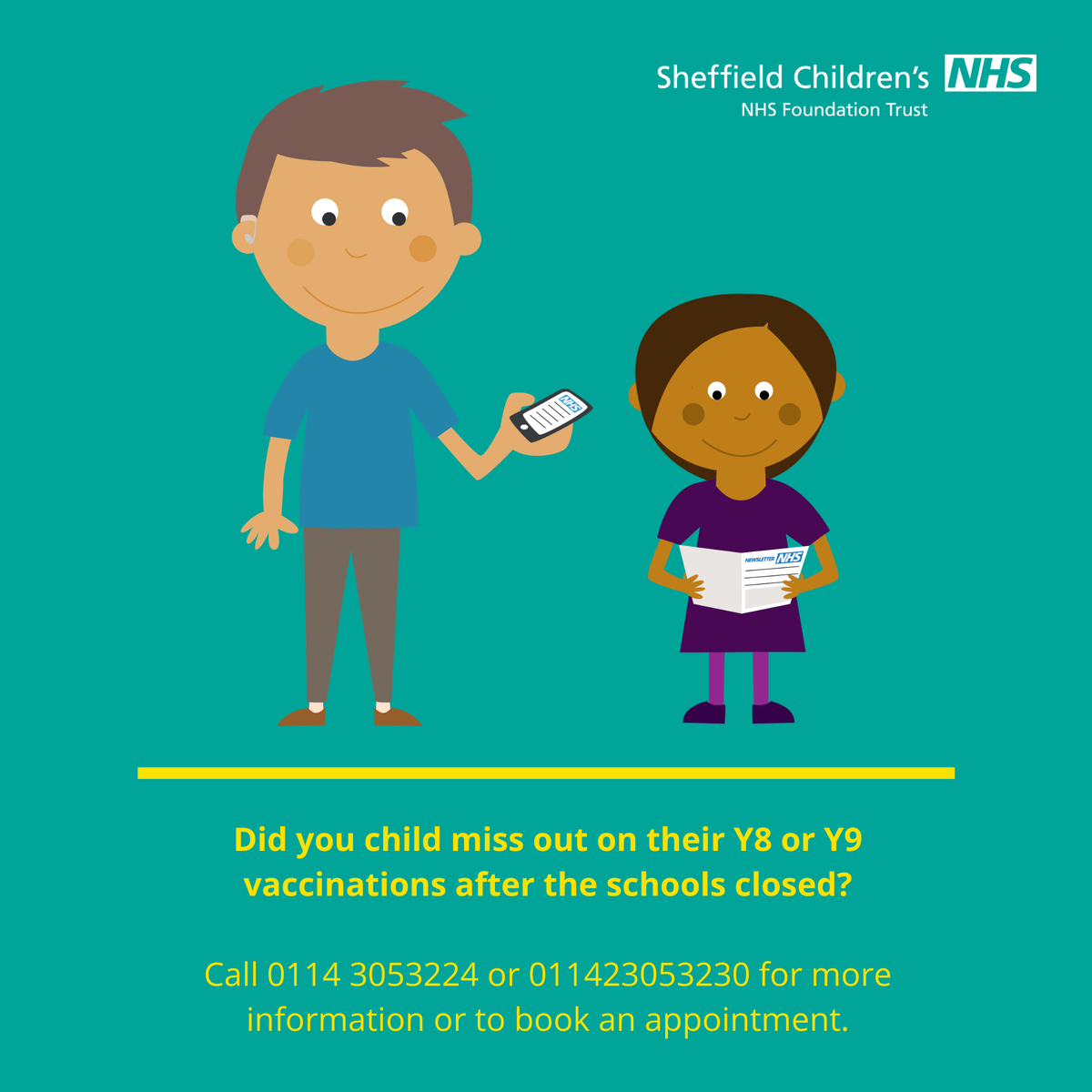 Did your child miss their vaccinations at school?

Following the school closures due to COVID-19 some young people in Y8 and Y9 didn’t receive jabs for diphtheria/tetanus/polio, Meningitis ACWY and the HPV.