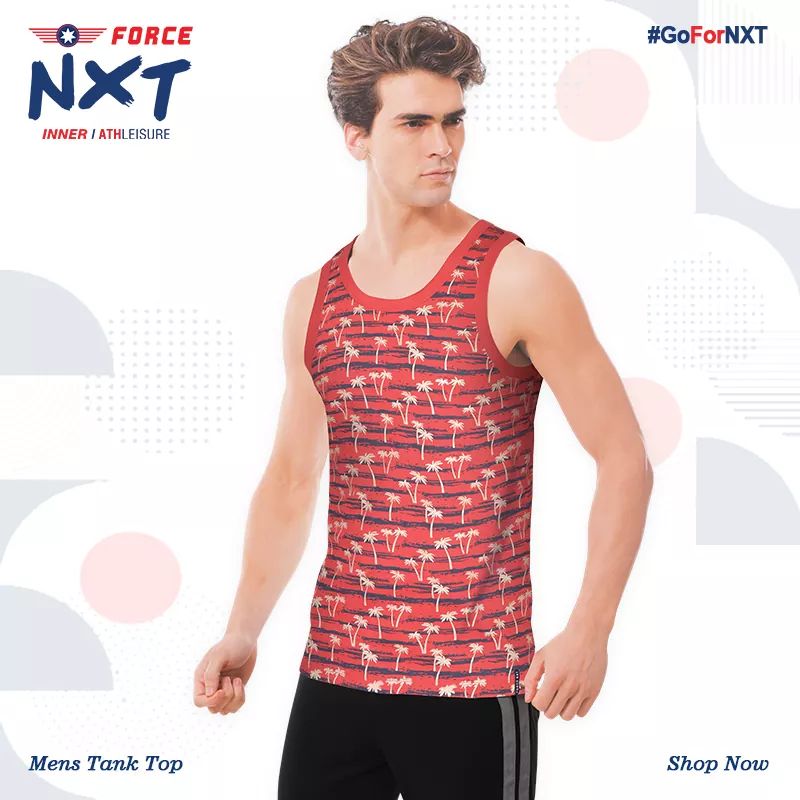 force_nxt's tweet photo. #ForceNXT Printed Tank Top
Buy Now @ Myntra : https://t.co/Yv4smVsSp3
#GoForNXT #InnerAthleisure #MensWear #FashionInnerwear #TankTop #Vest #Comfort #PremiumMenswear https://t.co/6SVBWWcAuW