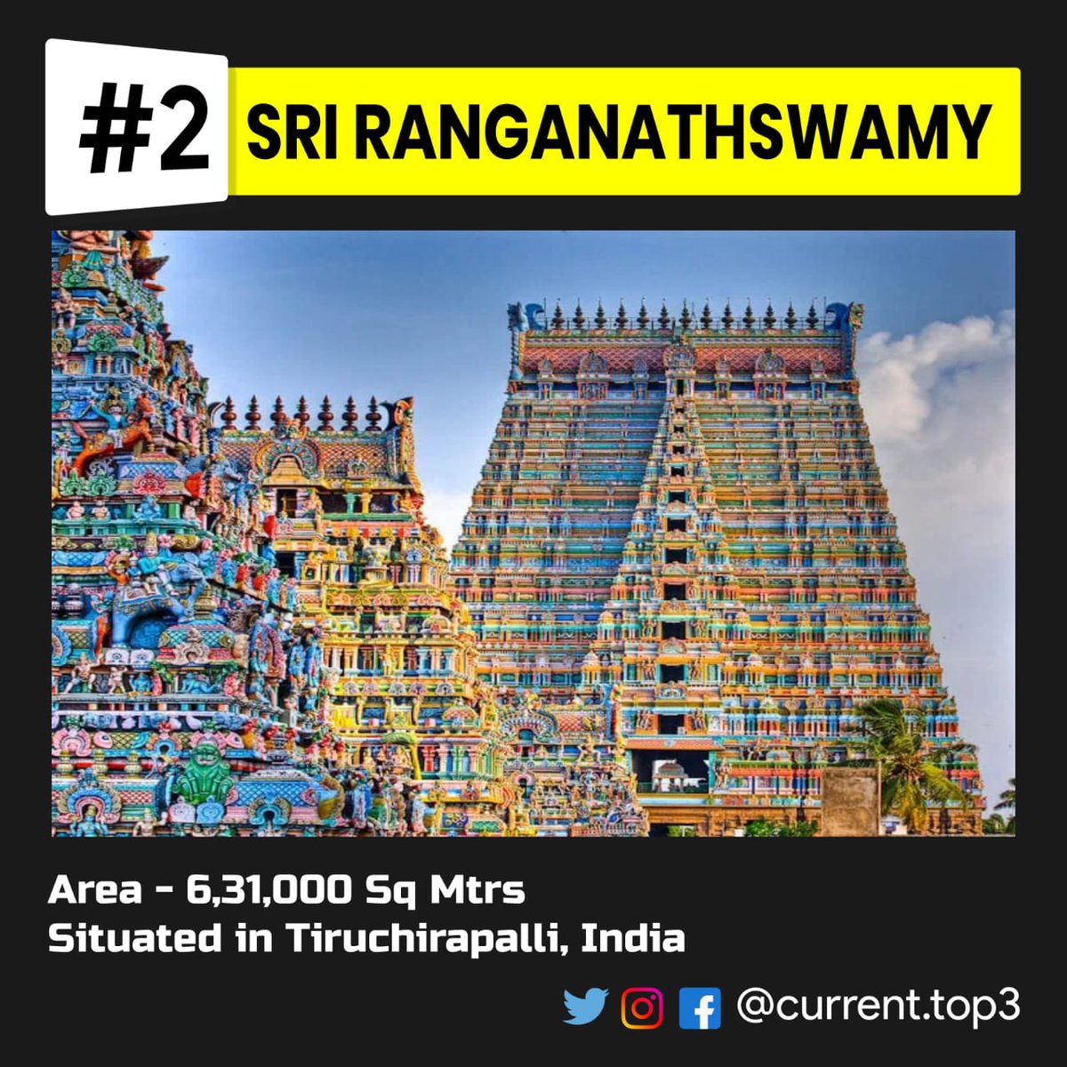 currenttop3's tweet photo. Largest Temples 
 @the_hindu      @hindu_samrajya._ @_the_fearless_hindu @hinduism_and_science @world_hindu_updates   @hindian__ @hindustabhau
#hindu #allreligionareequal #religion #temple #hinduism #hindi #india #bharat #world #indian #hindustani #fact #run #facts #kerala #guj https://t.co/0kKqcRjXYy