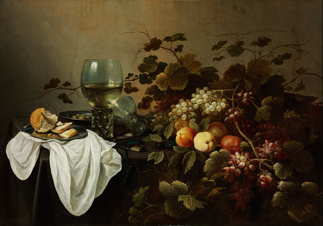 hannibal's table (like hannibal himself) is rich and opulent - beauty and luxury hiding decay and death. ripe and rotting fruit side by side, bones and flowers littered across it all. like memento mori you are being invited to question your very mortality with every meal