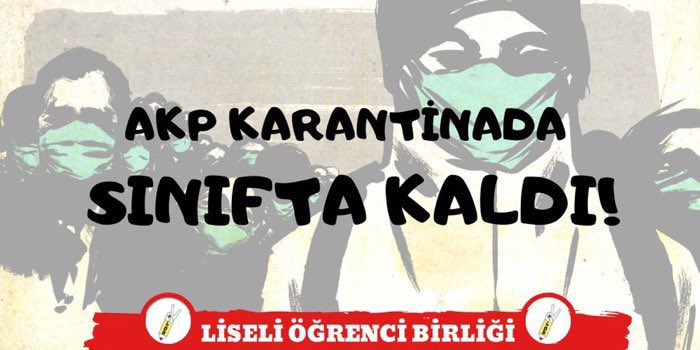 YKS sonuçları açıklandı. Milyonlarca öğrencinin”normalleşme”adı altına riskle girdiği, birçoğunun hastanede girdiği sınavın sonuçları açıklandı. Bu süreçte öğrenciler iktidara dislike ile cevap verdiler. Ama dislike yeterli değil,asıl mücadele örgütlü mücadeleden geçer. #YKS2020
