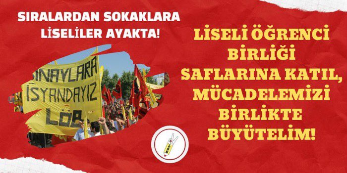 Geleceğimizle oynayan , bizleri yok sayan , bizlerin sağlığını hiçe sayarak  ölümle burun buruna getiren bu sistemle mücadelemizi LÖB saflarında büyütüyoruz! #YKS2020 #LGS2020 #YKS 

İletişim :
docs.google.com/forms/d/e/1FAI…