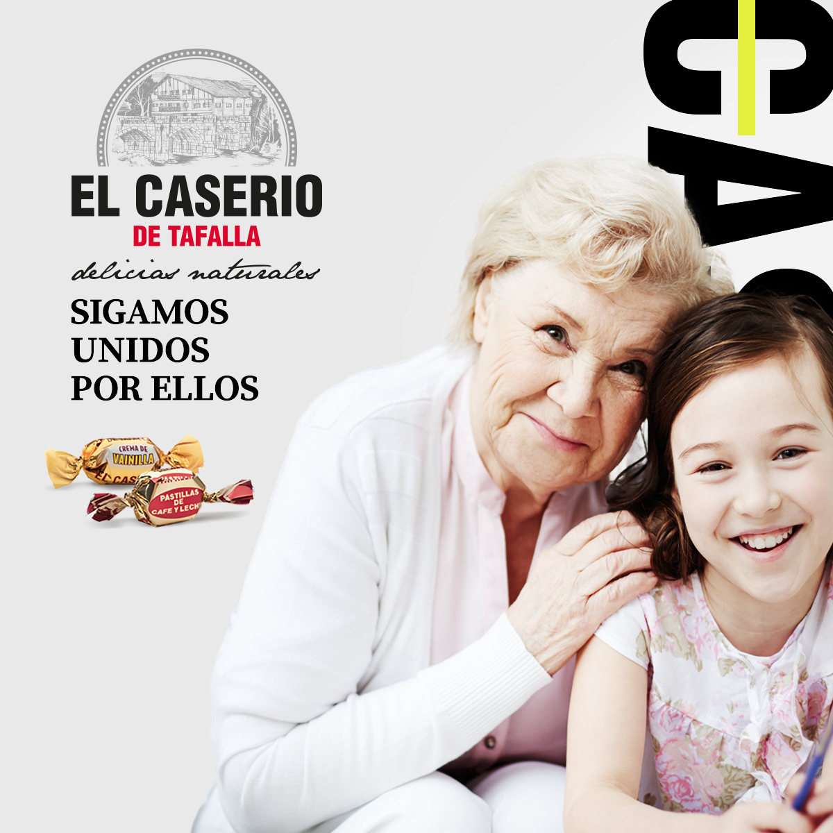 elcaserio_'s tweet photo. EL CASERÍO I Para #ElCaserío nuestros #abuelos son una importante parte del legado de nuestra fábrica de #caramelos. Queremos recordar que hoy, por ellos, todos deberíamos ser más responsables. Está en nuestras manos mantenerlos protegidos y seguir disfrutando de sus abrazo. https://t.co/3VvB6l6325