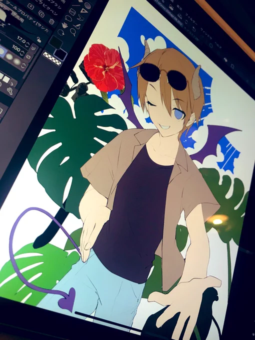 観念して氵ョ夕を描きます…ごめんなさい 